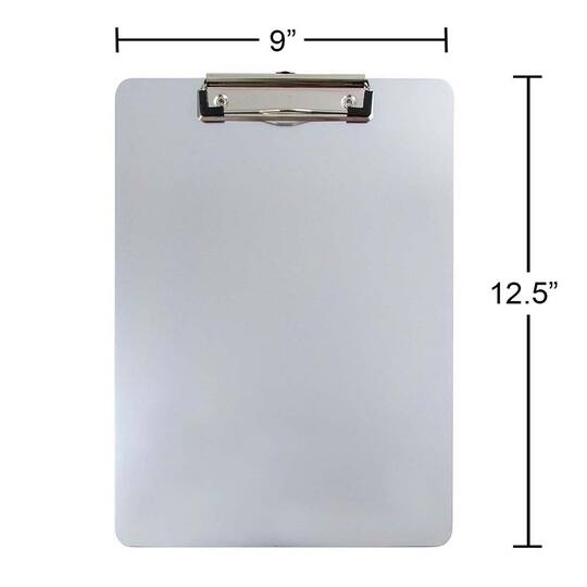 JAM Paper Letter Size Aluminum Clipboard